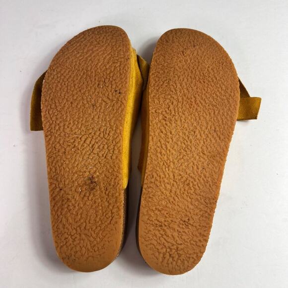 Jeffrey Campbell Sandals Slides Women's Size 40 Do The Twist Yellow Bow Leather - Picture 14 of 14